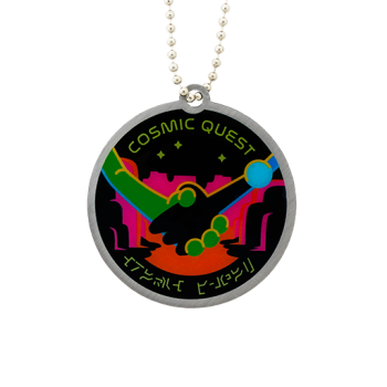 Cosmic Quest Decoder Travel Tag